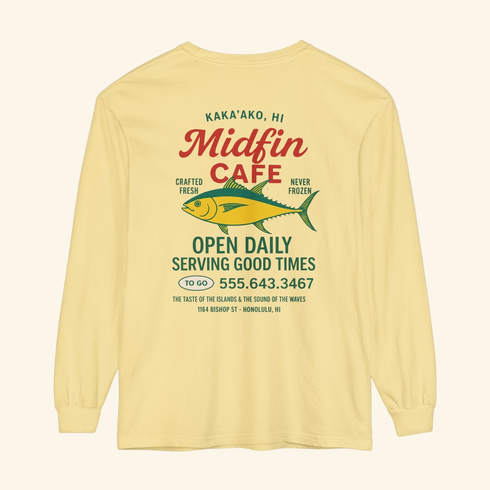 Midfin Café Longsleeve