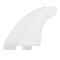 FCS II MF PC Twin+1 Fin Set White XLarge