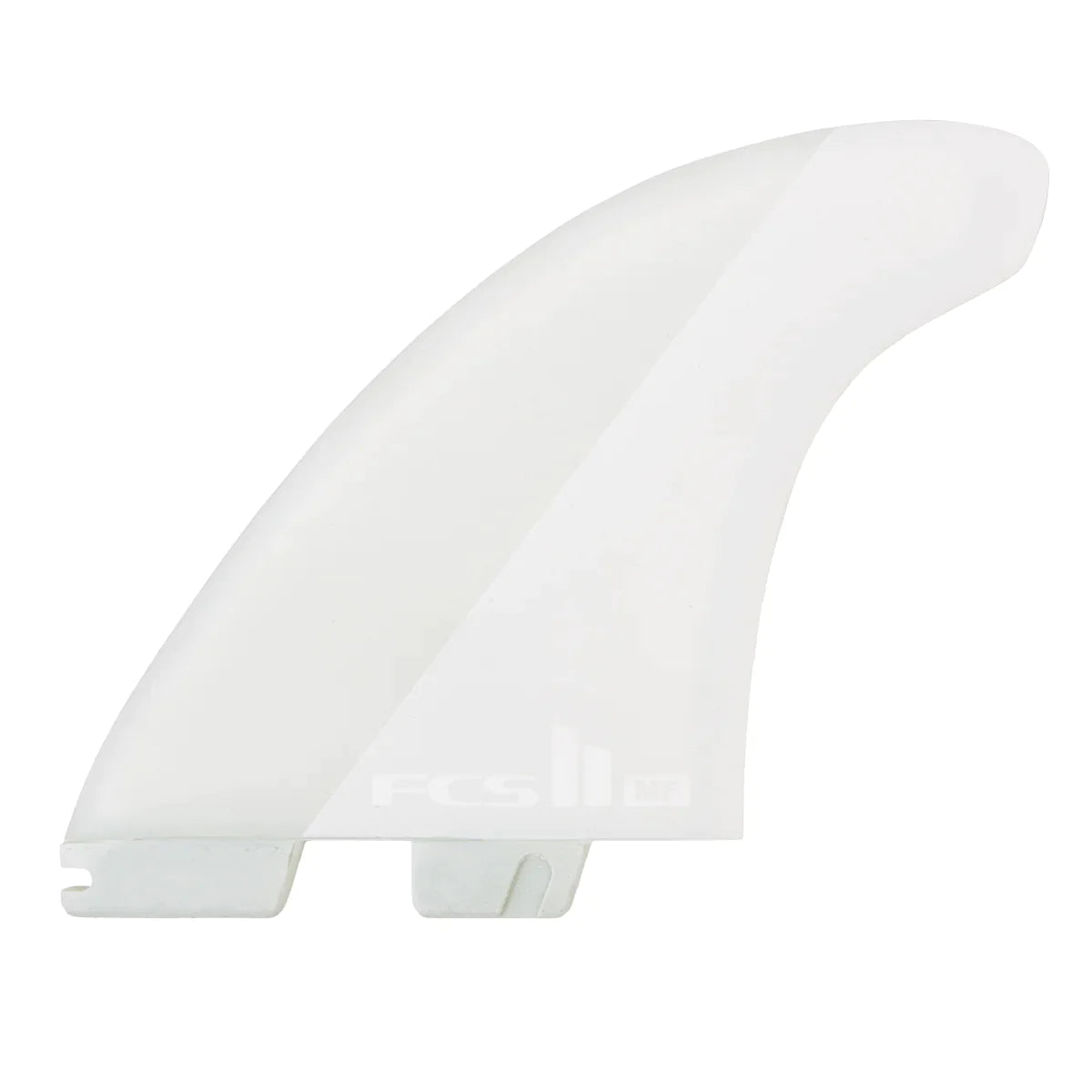 FCS II MF PC Twin+1 Fin Set White XLarge