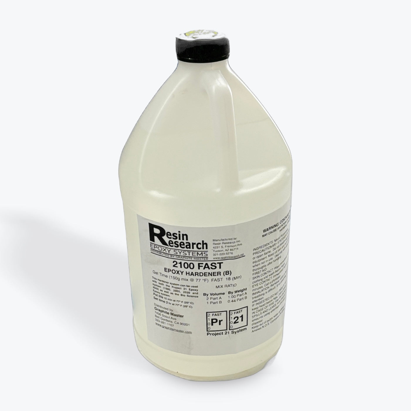 Resin Research- Fast Hardener 2100F- 1 Gallon