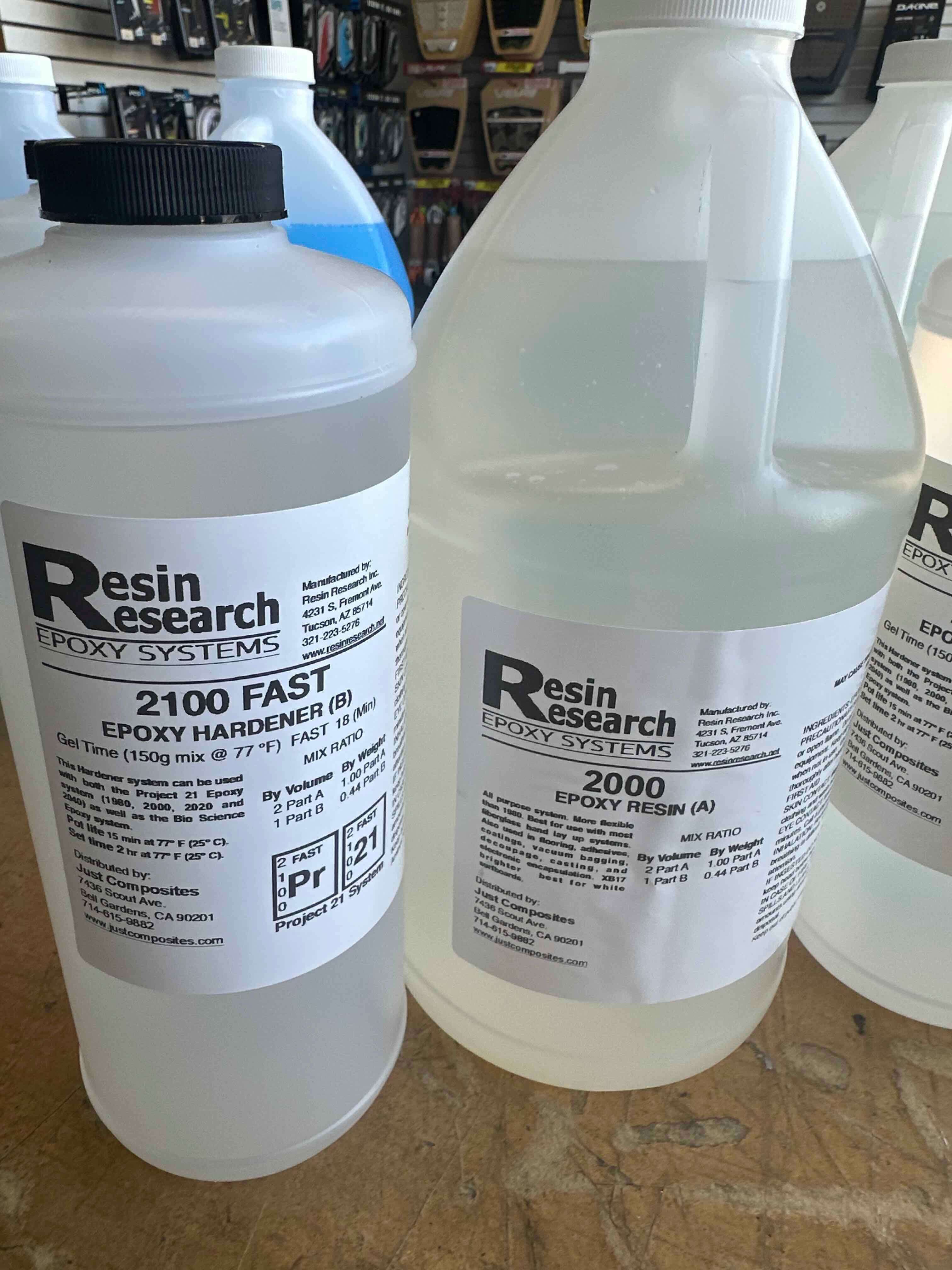 Resin Research- 2000 (Clear) Kits with Hardener