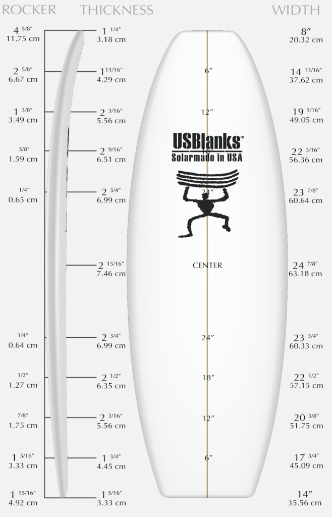 US Blanks 5'10"RP