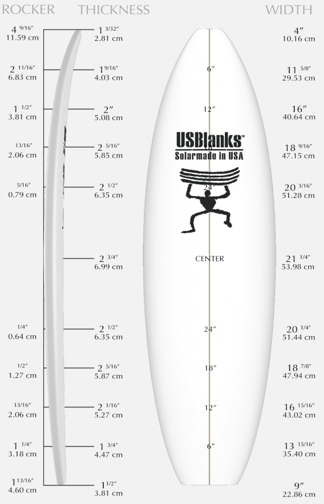 US Blanks 5'11"YU