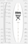 US Blanks 6'0"R w/Black Stringer
