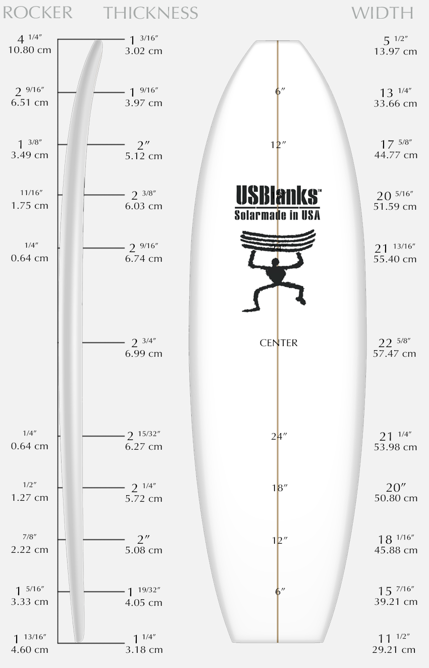 US Blanks 6'3"RP