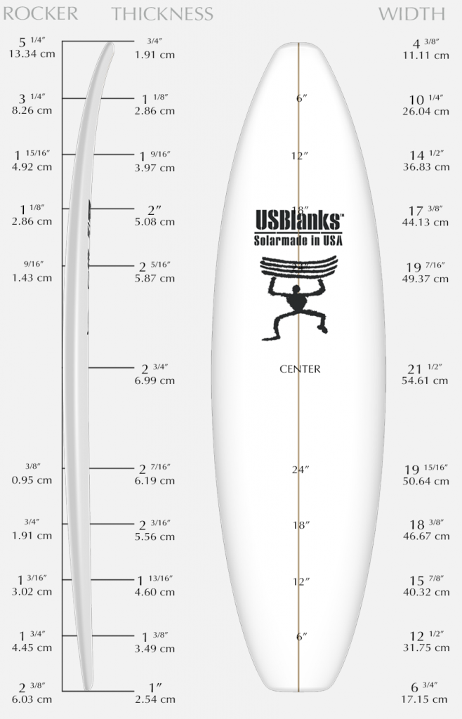 US Blanks 6'7"P