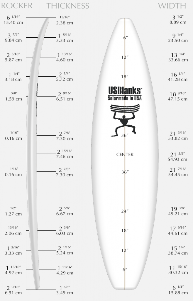 US Blanks 7'2"EA