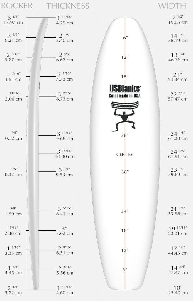 US Blanks 7'8"A