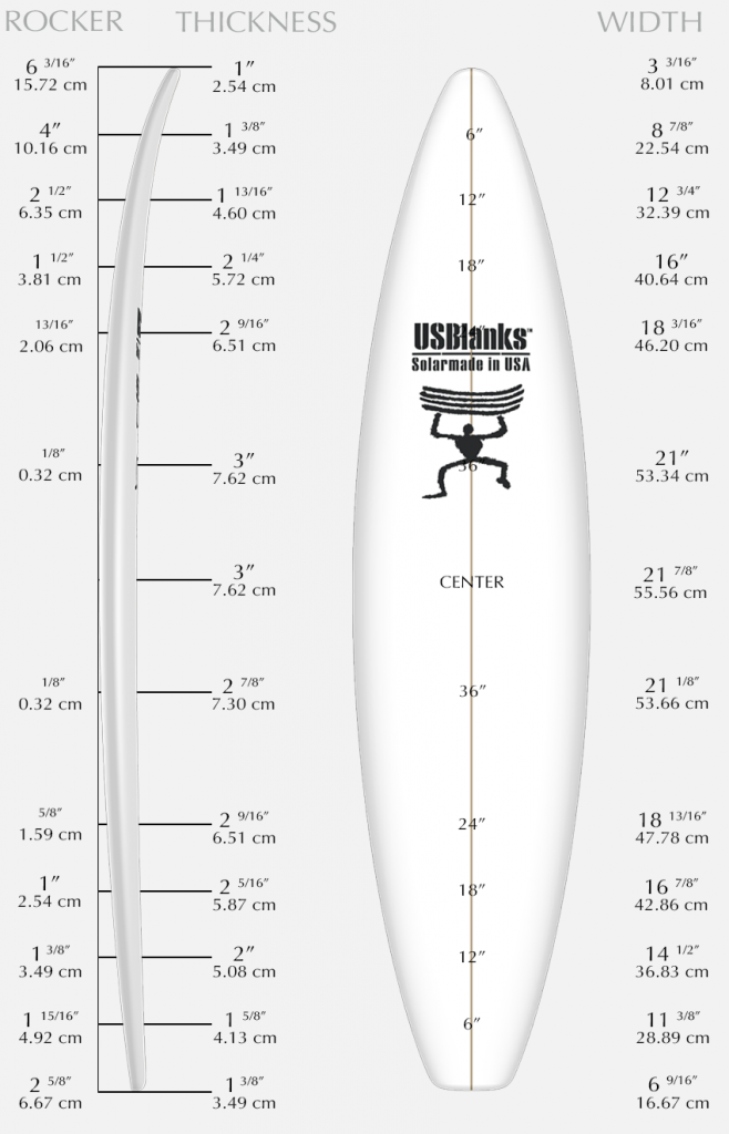 US Blanks 7'8"EA