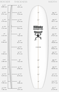 US Blanks 7'9"HX (3/8" thicker)