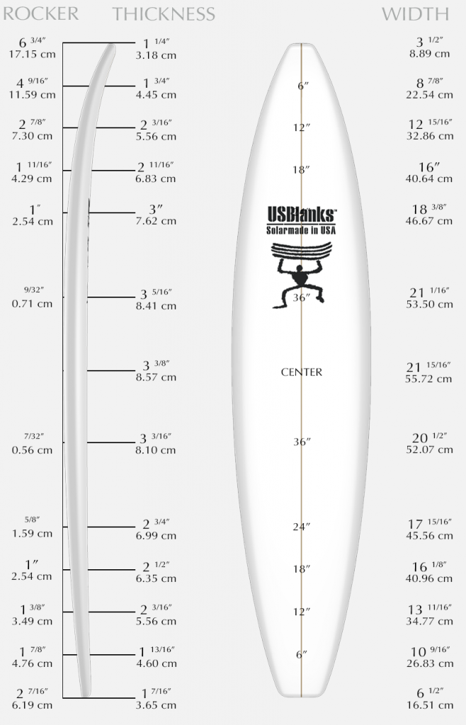 US Blanks 8'5"A