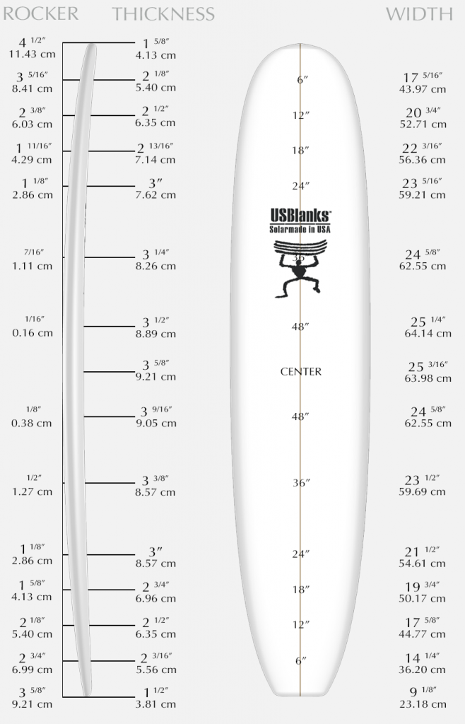 US Blanks 9'8"Y