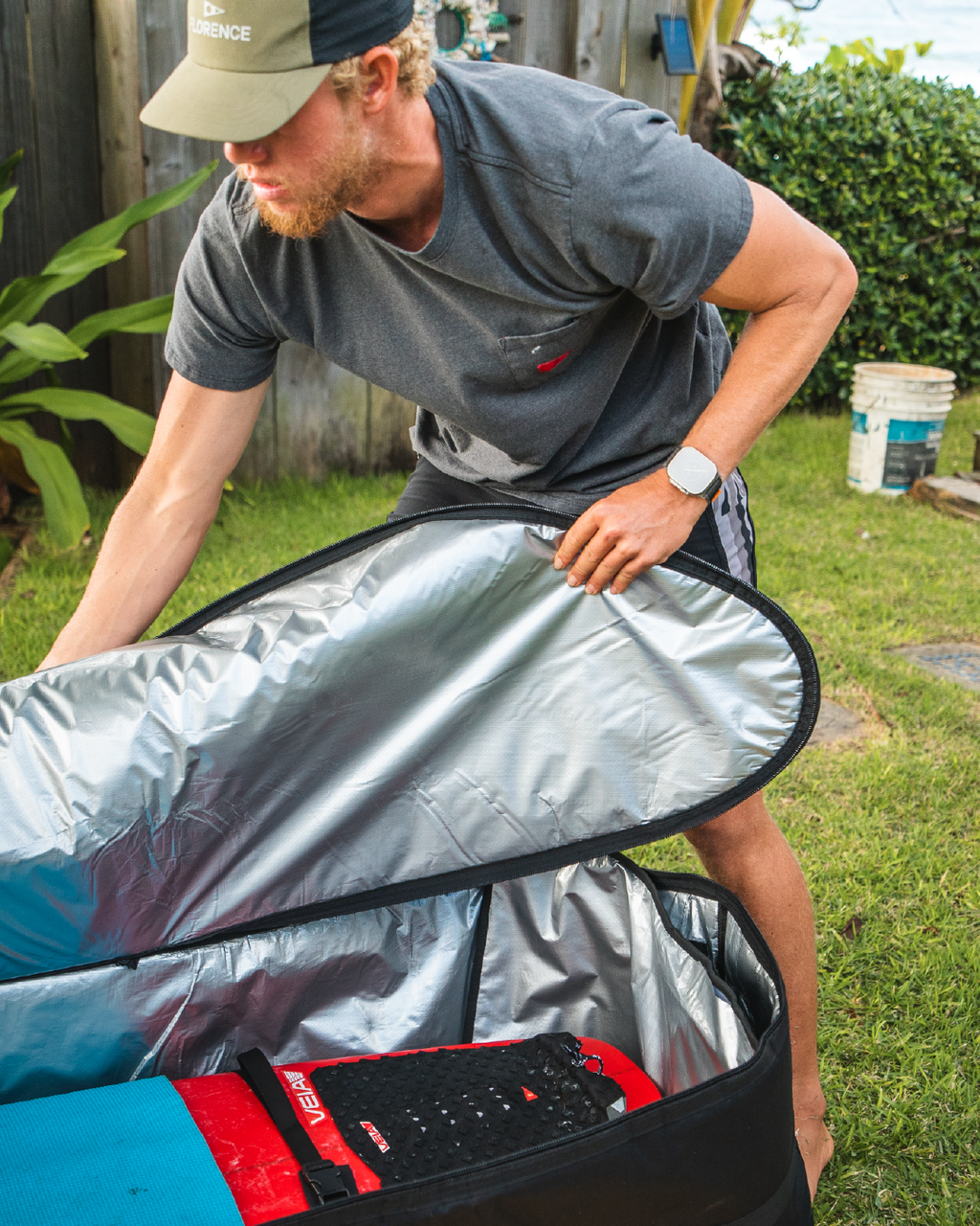 Veia John John Florence 5-7 Board Tour Travel Bag - Night