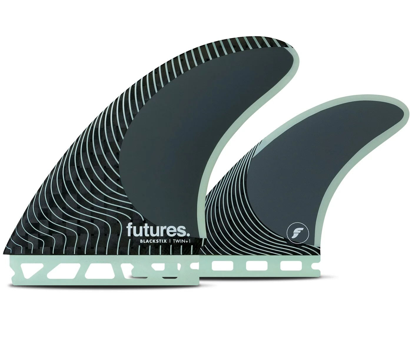 Futures Blackstix Twin + 1 Twin Fin Set
