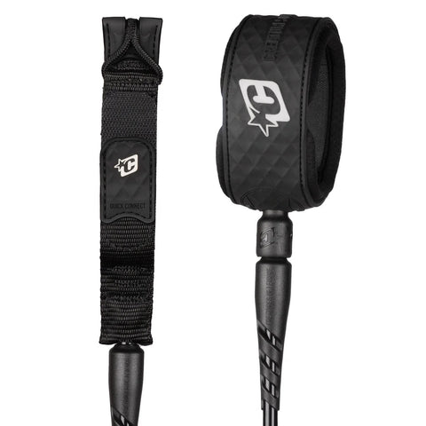 Creatures of Leisure- Reliance 2.0 Medium Duty 6' Leash- Black Silver