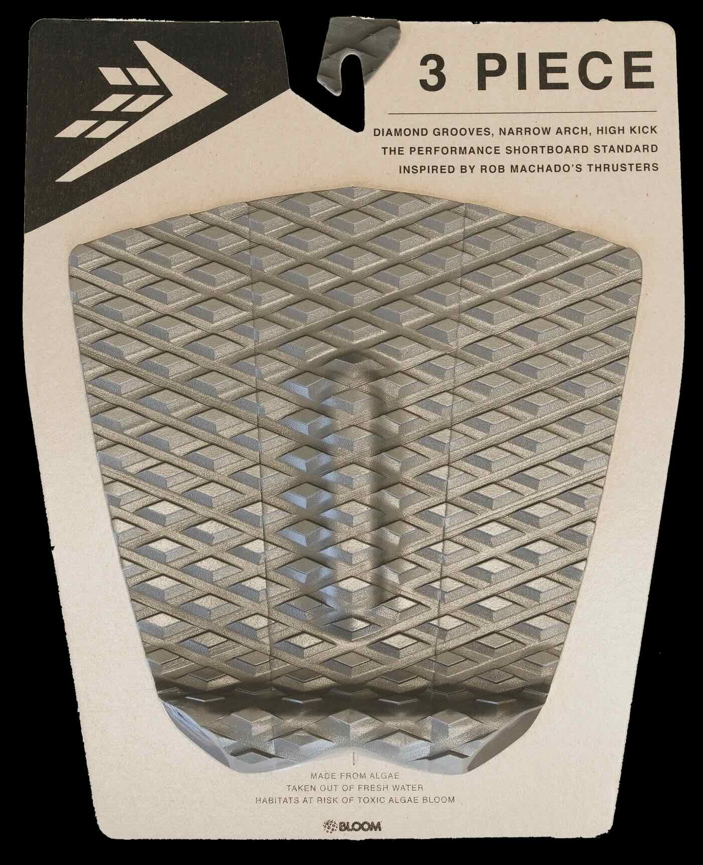 Firewire Machado 3 Piece Arch Traction Pad Charcoal/Black