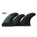 Futures F8 Alpha 5-Fin Set Carbon/Olive Large