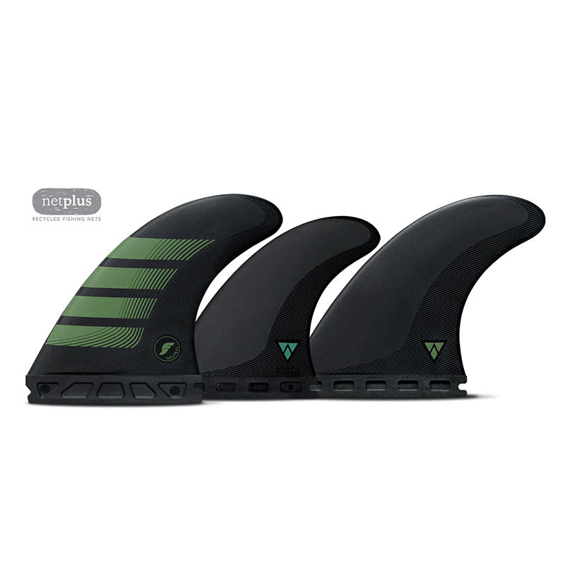Futures F8 Alpha 5-Fin Set Carbon/Olive Large