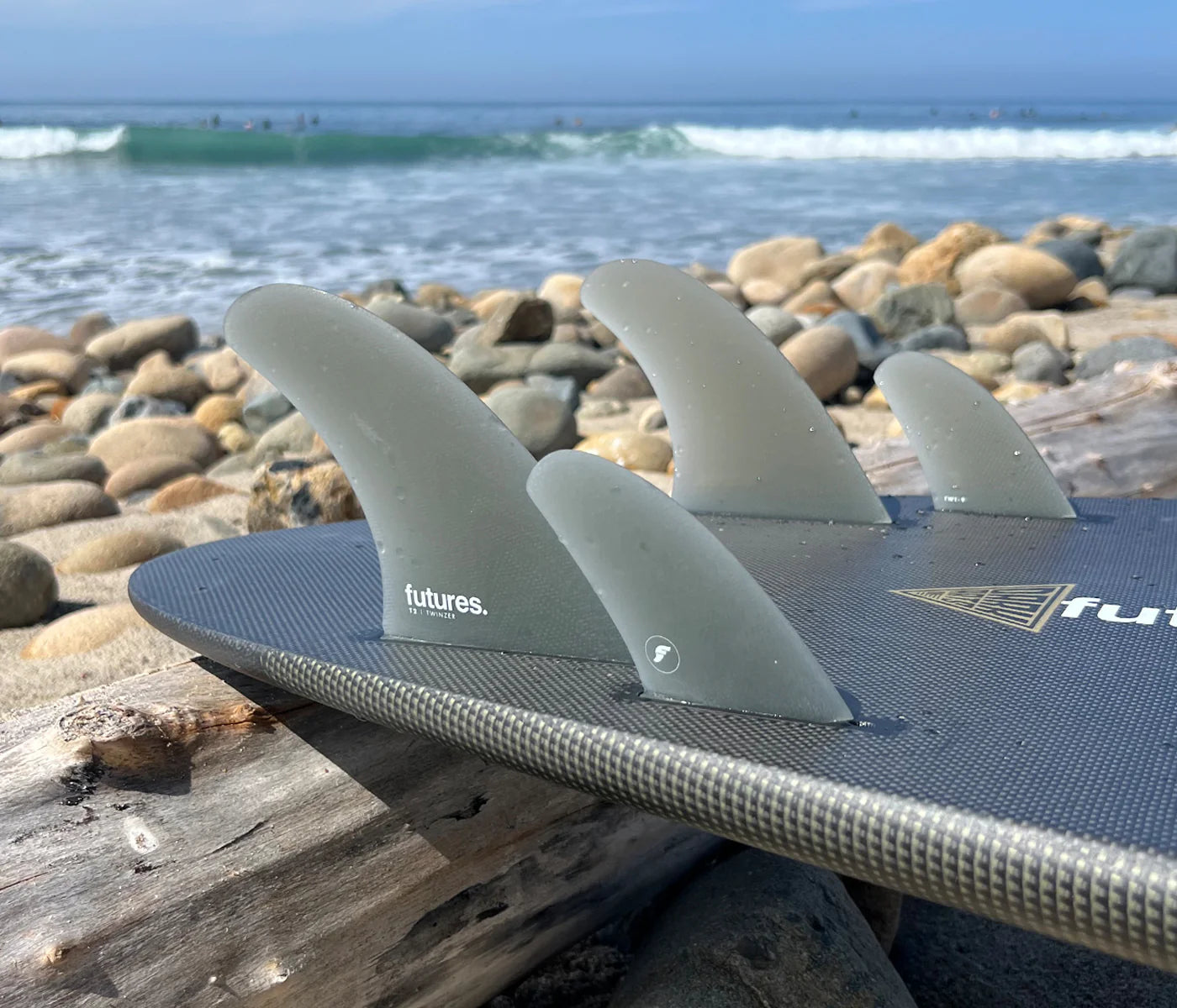 Futures T2 Fiberglass Twinzer Set 9 Degree Smoke