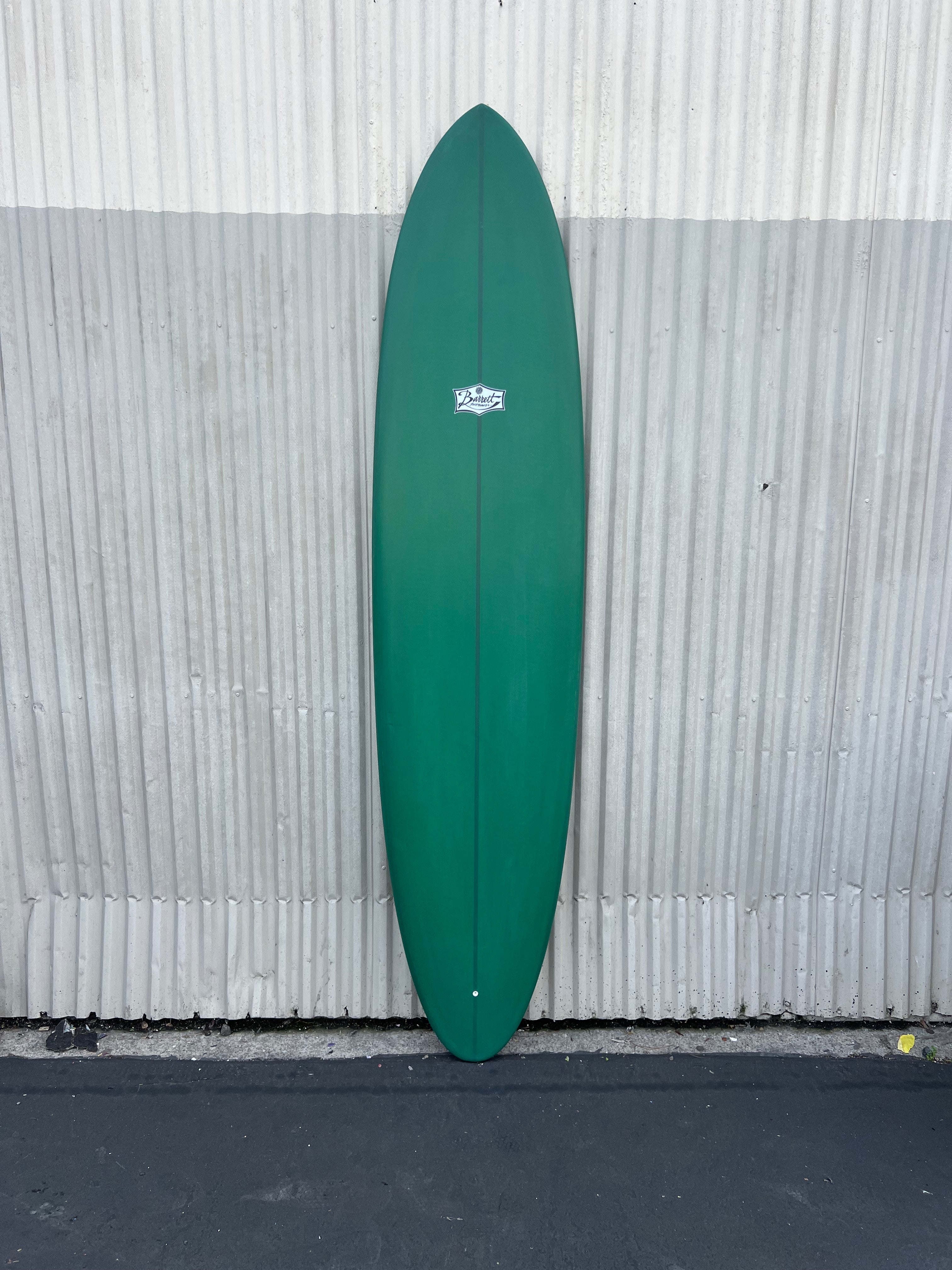 Pureglass x Barrett Surfboards Midlength Fun Board 7'6 x21" x 2 7/8"