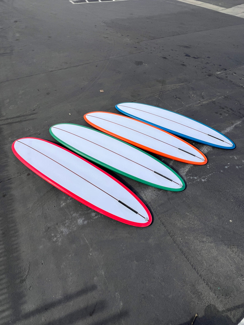 Pureglass x Barrett Surfboards Midlength Fun Board 7'8 x21 1/4" x 2 7/8"