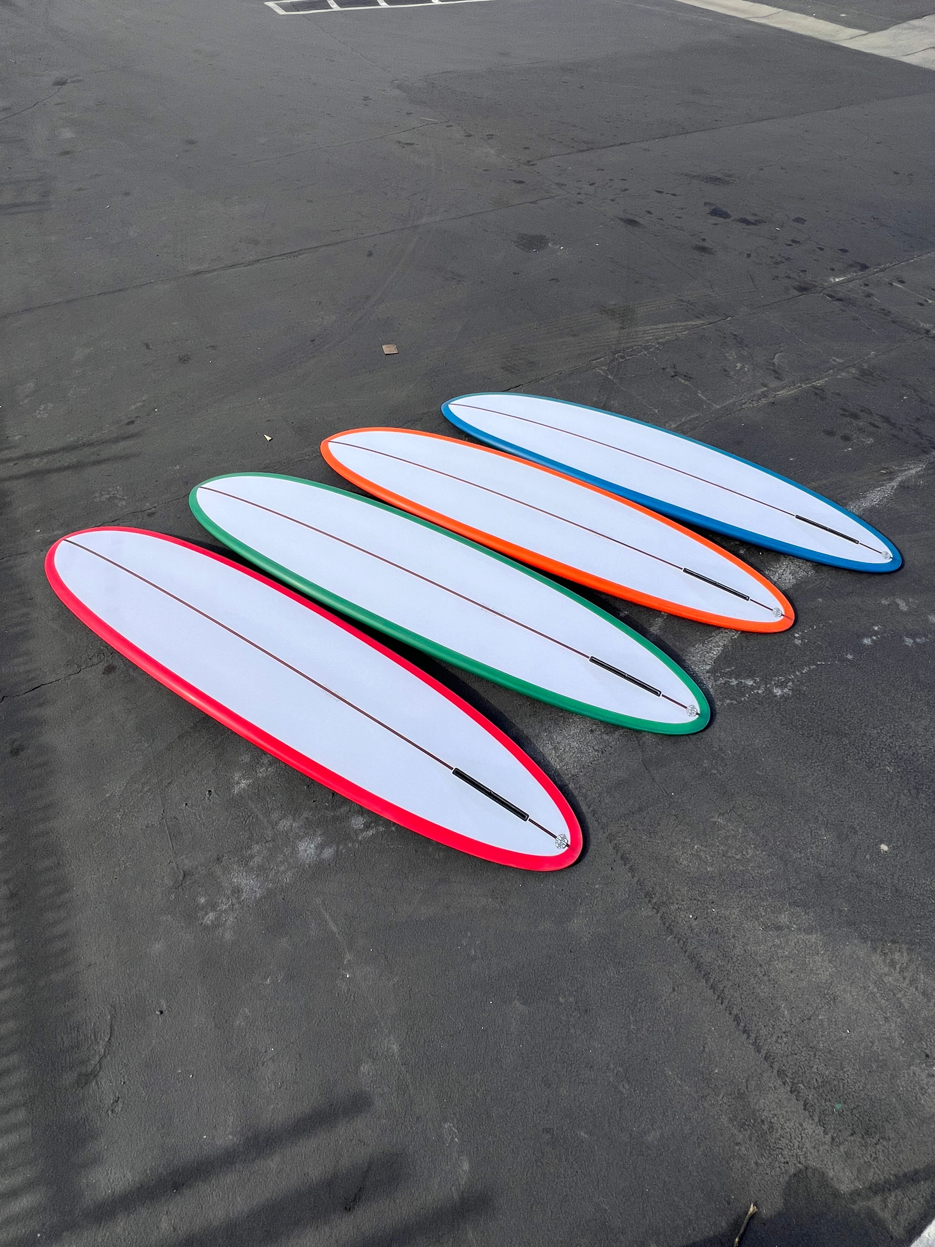 Pureglass x Barrett Surfboards Midlength Fun Board 7'8 x21 1/4" x 2 7/8"