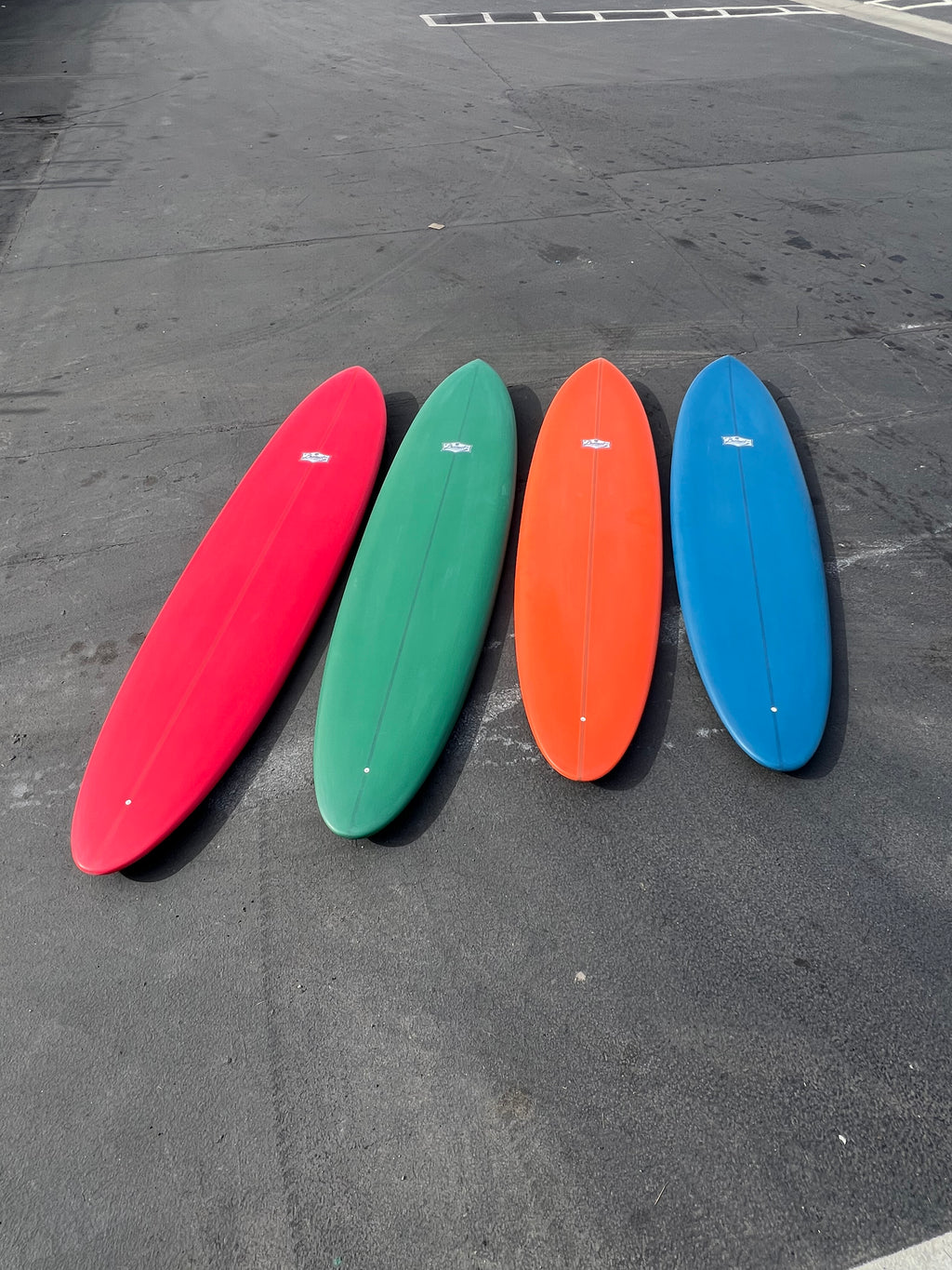 Pureglass x Barrett Surfboards Midlength Fun Board 7'8 x21 1/4" x 2 7/8"
