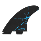 FCSII Mayhem PC Carbon Tri Fin Set