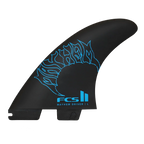 FCSII Mayhem PC Carbon Tri Fin Set