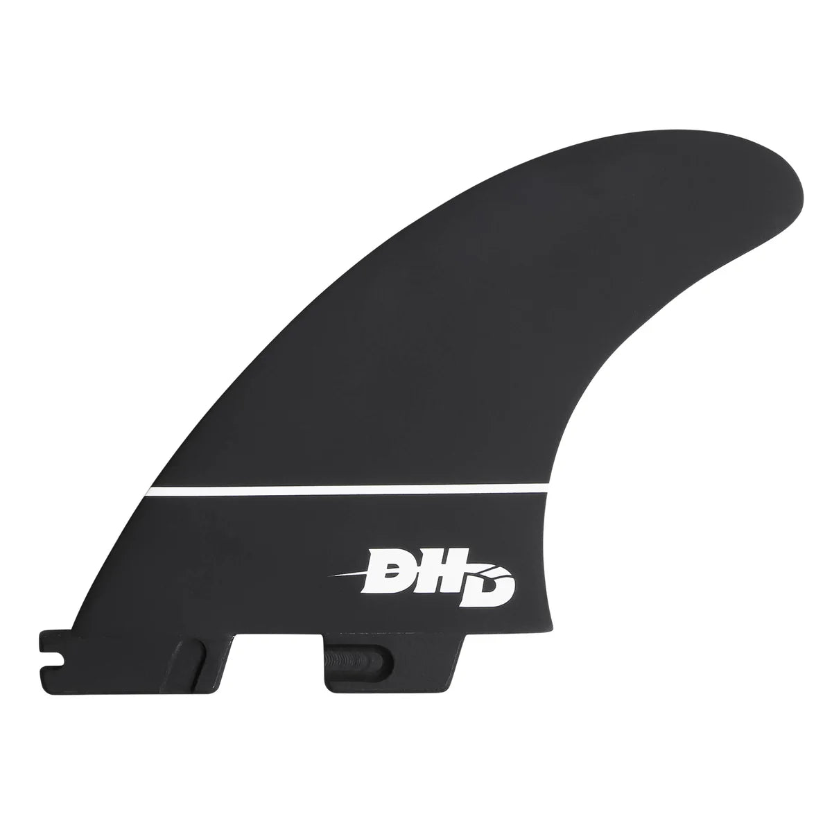 FCS II DHD PC Tri Fin Set Black/White- Large