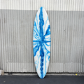 Pureglass- 7'0 Marbled Blue Abstract Tint Single Fin