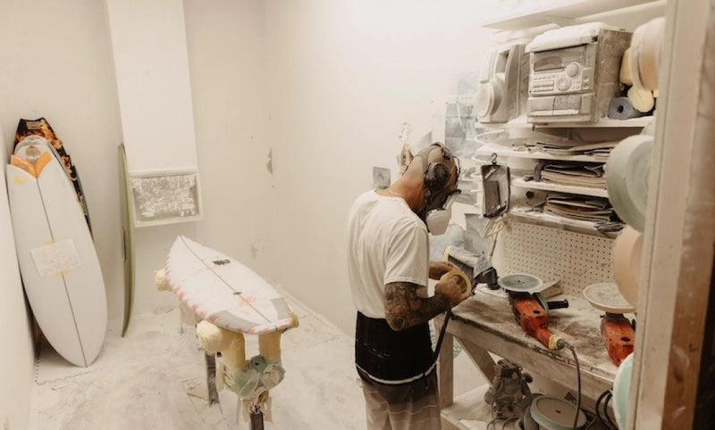 Custom surfboard build service at PureGlass