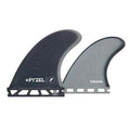 Future Fins Pyzel Padillac Fiberglass Quad-Fin Set Blue-Grey