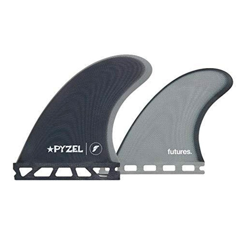 Future Fins Pyzel Padillac Fiberglass Quad-Fin Set Blue-Grey