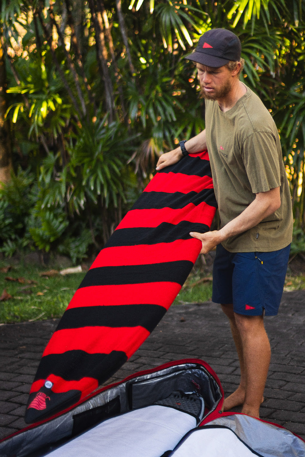 Explorer Surfboard Sock - Red