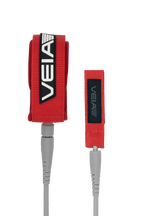Veia Explorer 8' Leash - Red/Storm