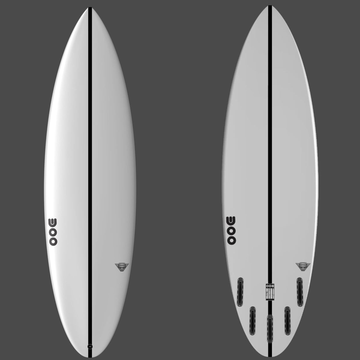 High Performance Surfboard Woo Surfboards- V8- High Performance Shortboard – PureGlass