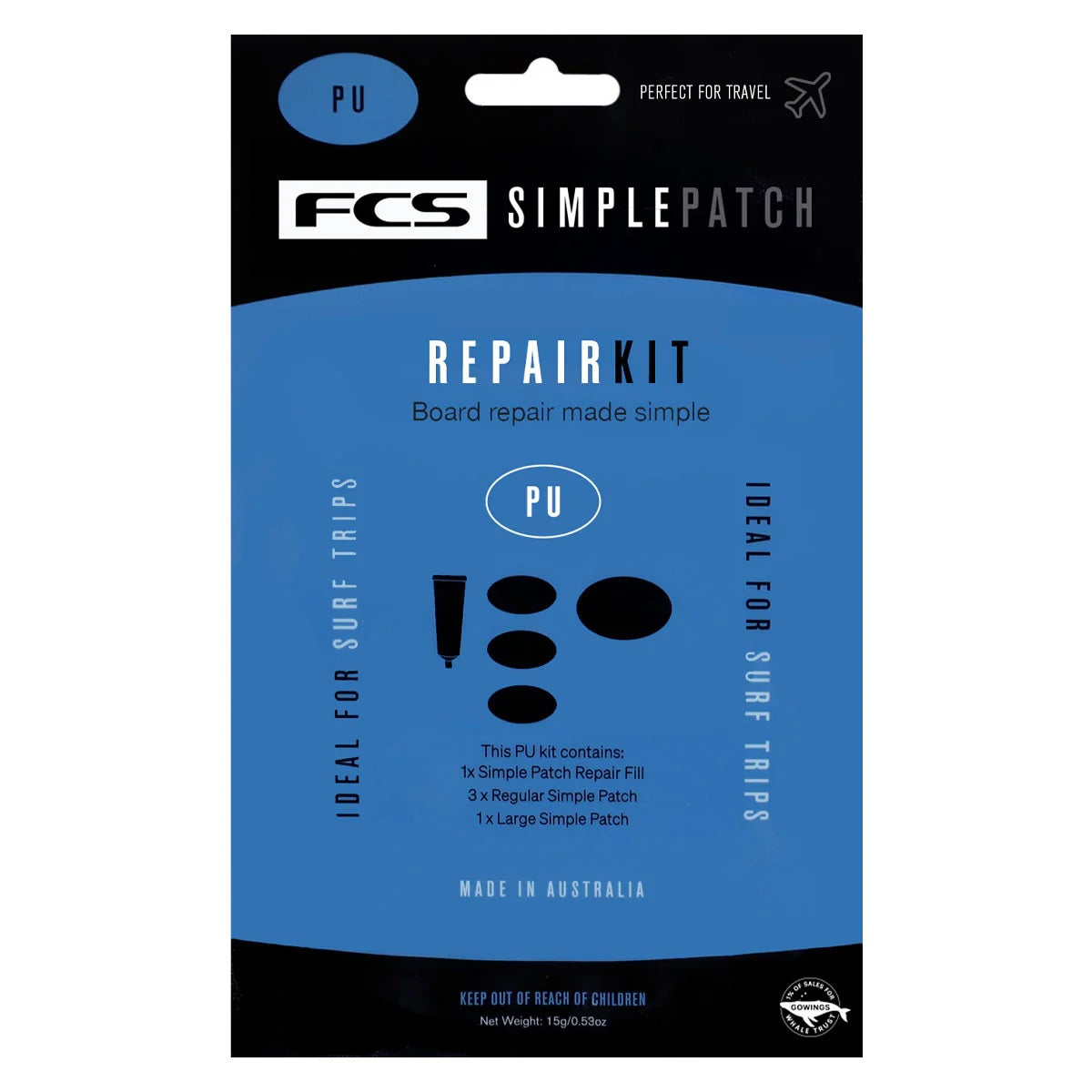 FCS Simple Patch Repair Kit- Polyurethane image 0