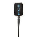 FCS 6' Comp Classic Leash- Tranquil Blue/Black image 0