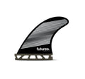 Futures F4 Legacy Thruster Fin Set Gray/Black Small
