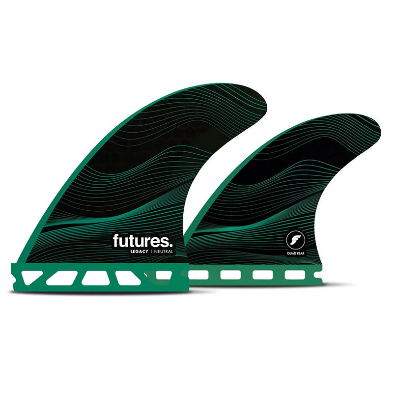 Futures F6 HC Quad Fin Set Green Medium