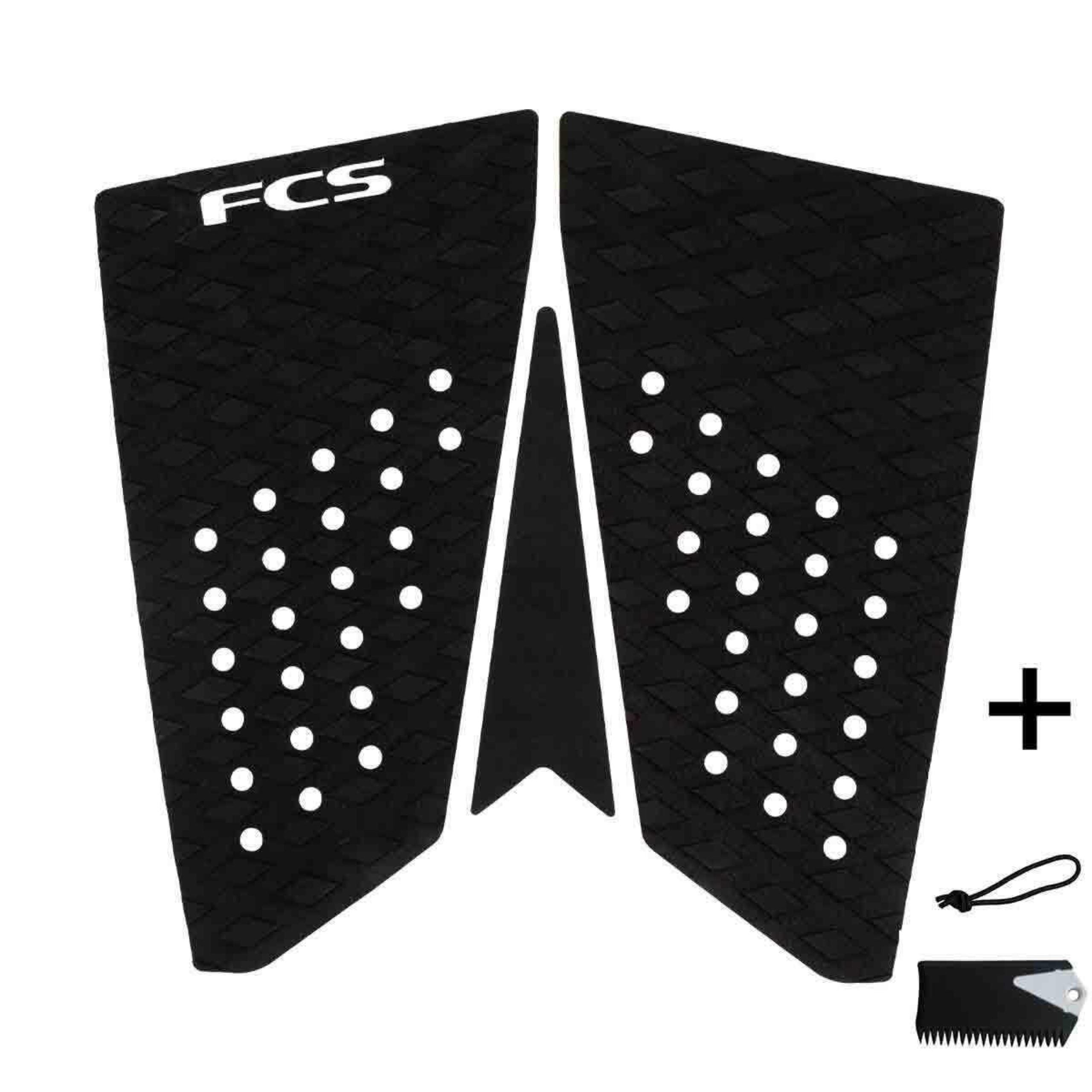 FCS T-3 Eco Traction Pad Fish Black