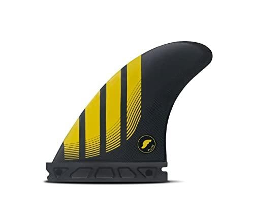 Futures P4 Alpha Thruster Fin Set Carbon/Yellow Small