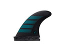 Futures F4 Alpha Thruster Fin Set Carbon/Aqua Small