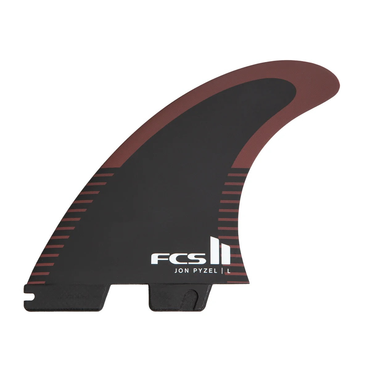 FCS II Pyzel Performance Core Tri Black/Shiraz Med
