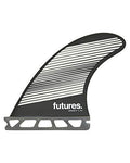 Futures F4 Legacy Quad Fin Set Gray/Black Small