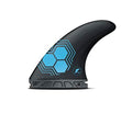 Future Fins AM1 Alpha Thruster Fin Set Carbon/Blue Medium