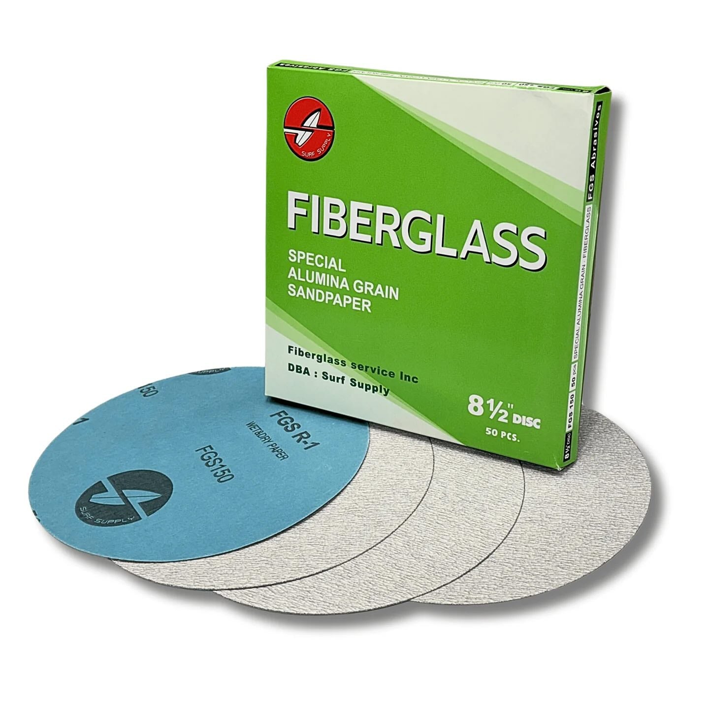 Sandpaper Precut 8.5" Round Dry Discs 150 Grit