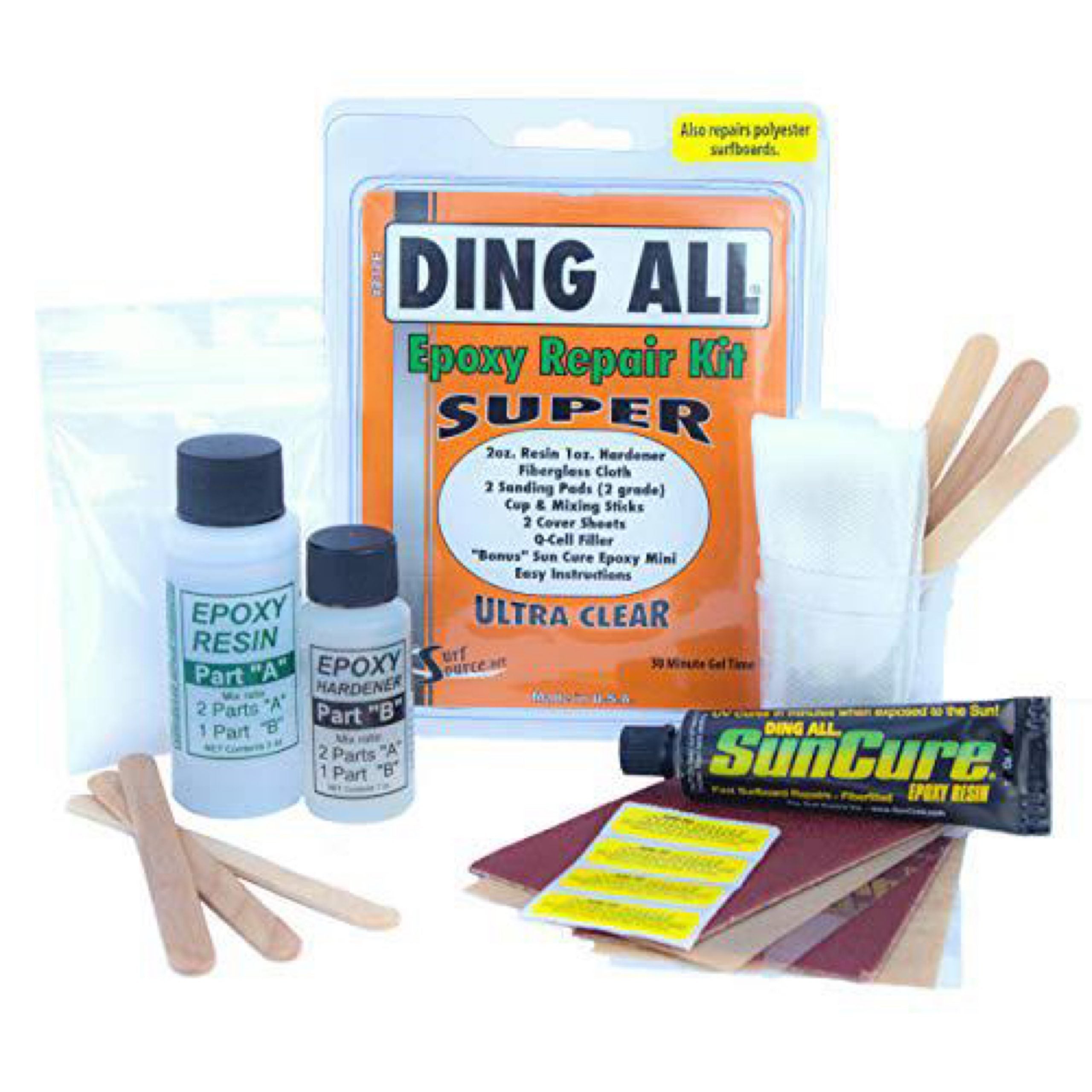 Super Epoxy Resin Ding Repair Kit 3oz