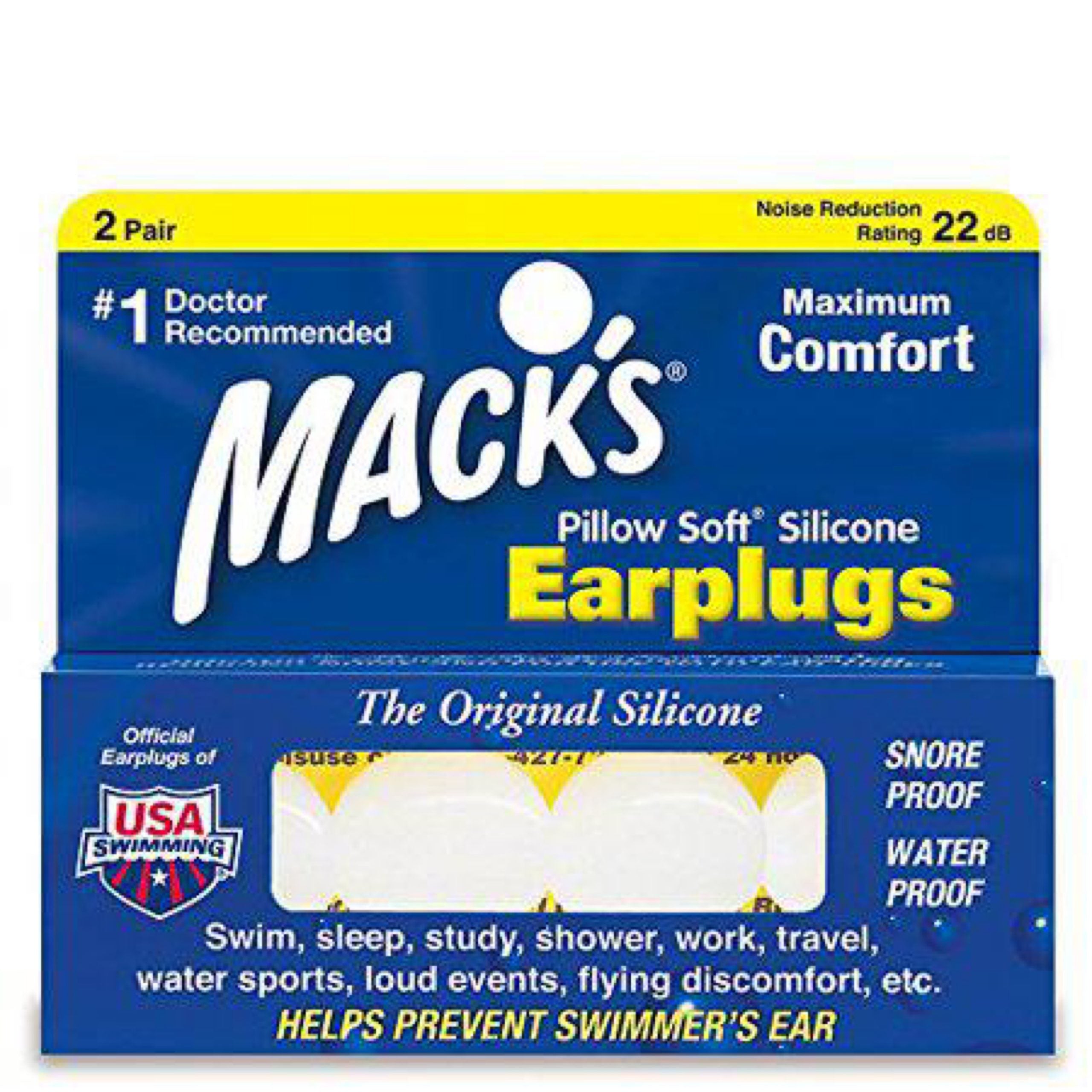 Mack S Silicone Earplugs